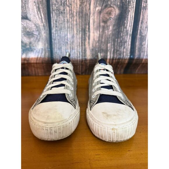 FOCO Tennessee Titans Women's Glitter Canvas Shoes NFL Team Spirit Size 9 - Picture 3 of 5